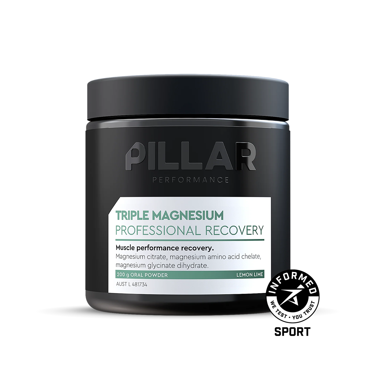 PILLAR Performance - Triple Magnesium Professional Recovery Powder