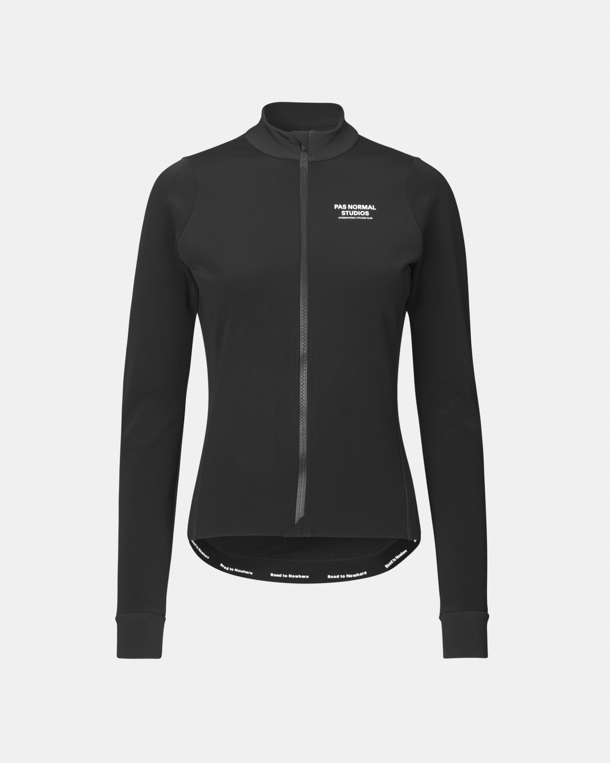 Pas Normal Studios - Women's Mechanism Thermal Long Sleeve Jersey - Damen Radtrikot langarm - Schwarz