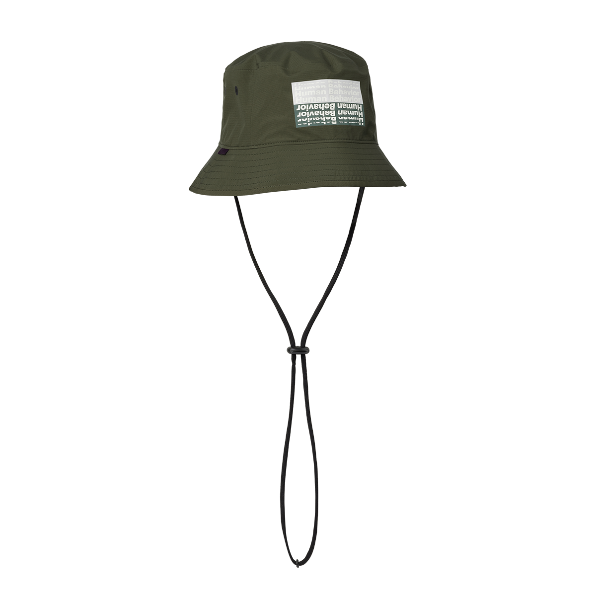 Pas Normal Studios - T.K.O. Off-Race Shield Bucket Hat - Olive