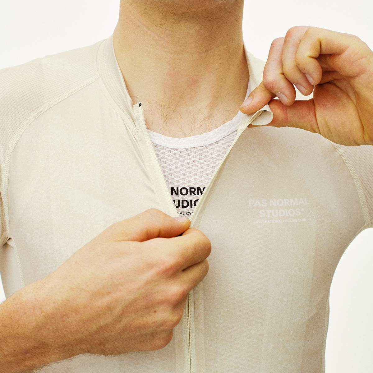 Pas Normal Studios - Men's Mechanism Jersey - AOP Off White