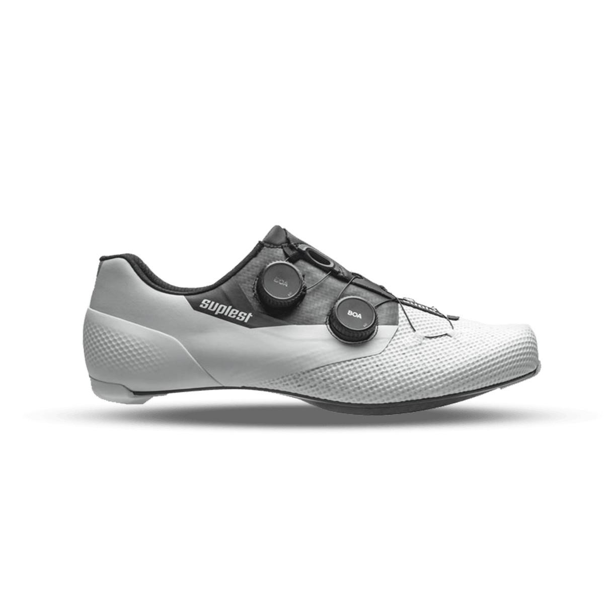 suplest - ROAD EDGE+ 2.0 PRO Rennradschuh - Weiss | Schwarz