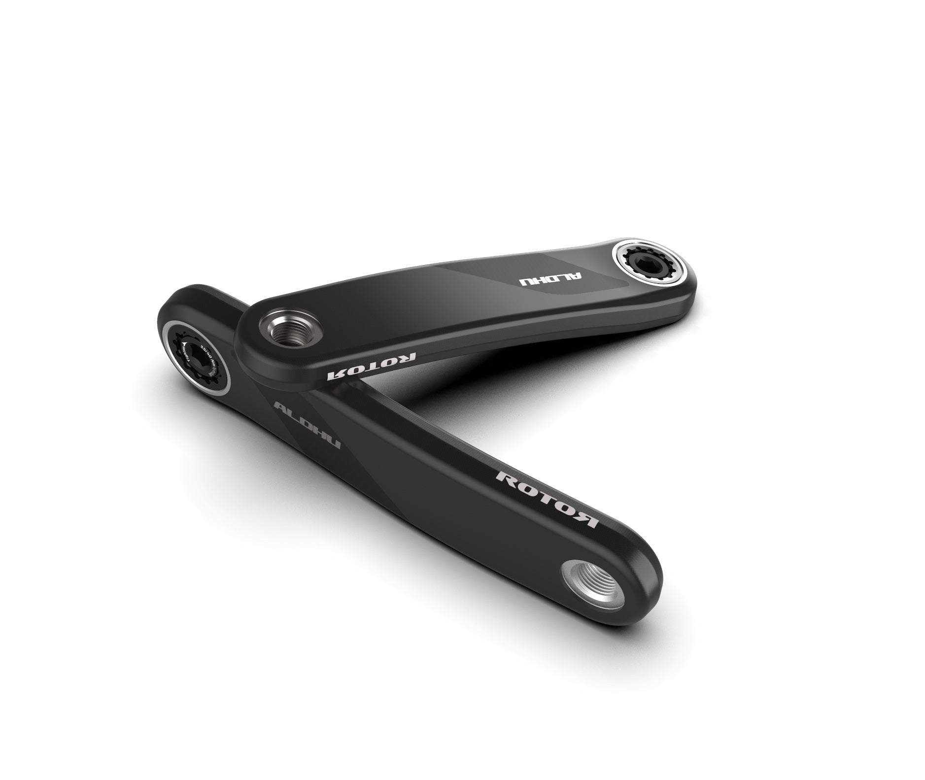 Rotor - Aldhu Carbon Kurbelarme für 30mm Achse - schwarz