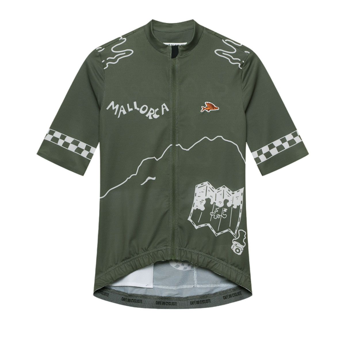 Cafe du Cycliste - SA CALOBRA  Kurzarmtrikot, Damen - Khaki