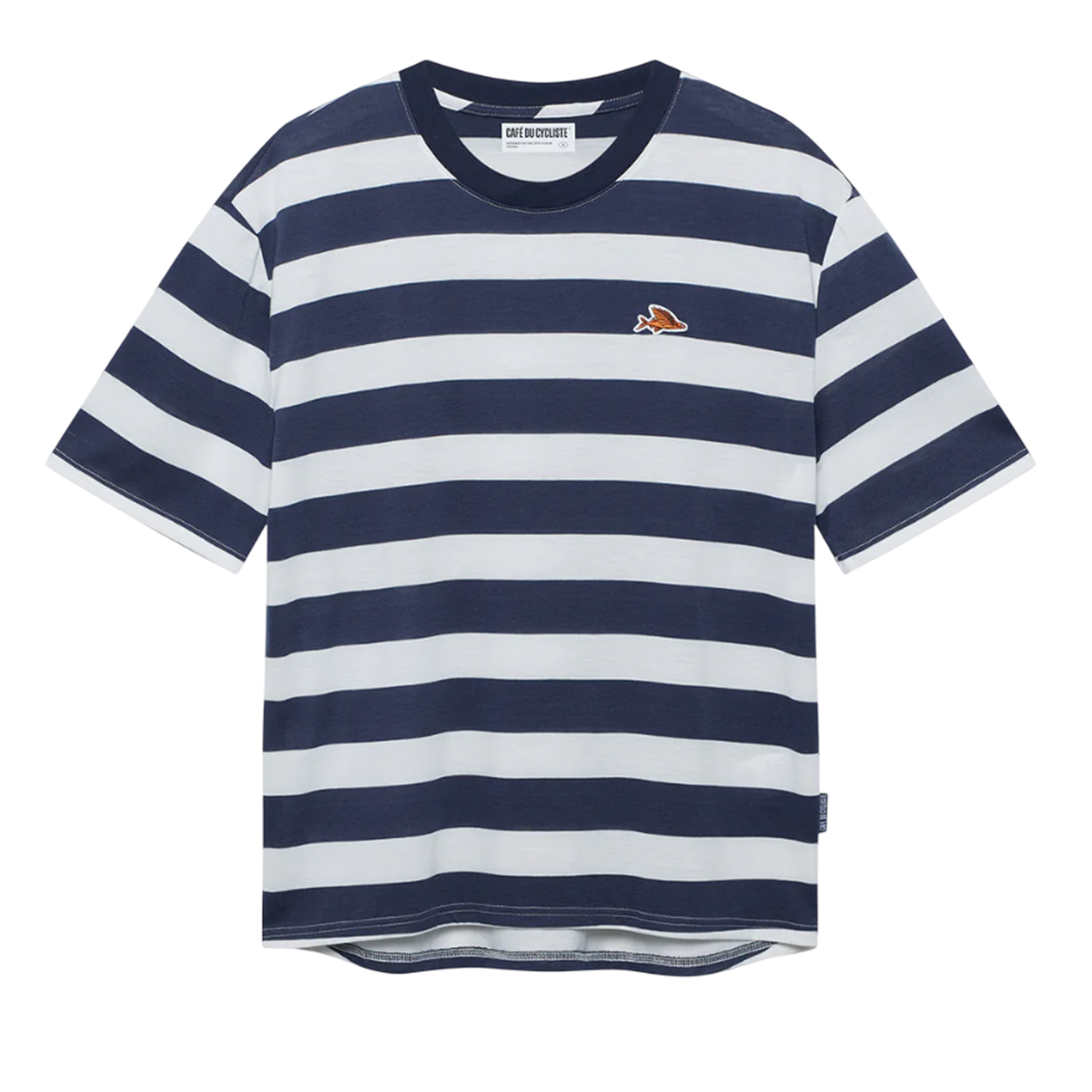 Cafe du Cycliste - SANDIE Gravel T-Shirt, Herren - MARINIERE