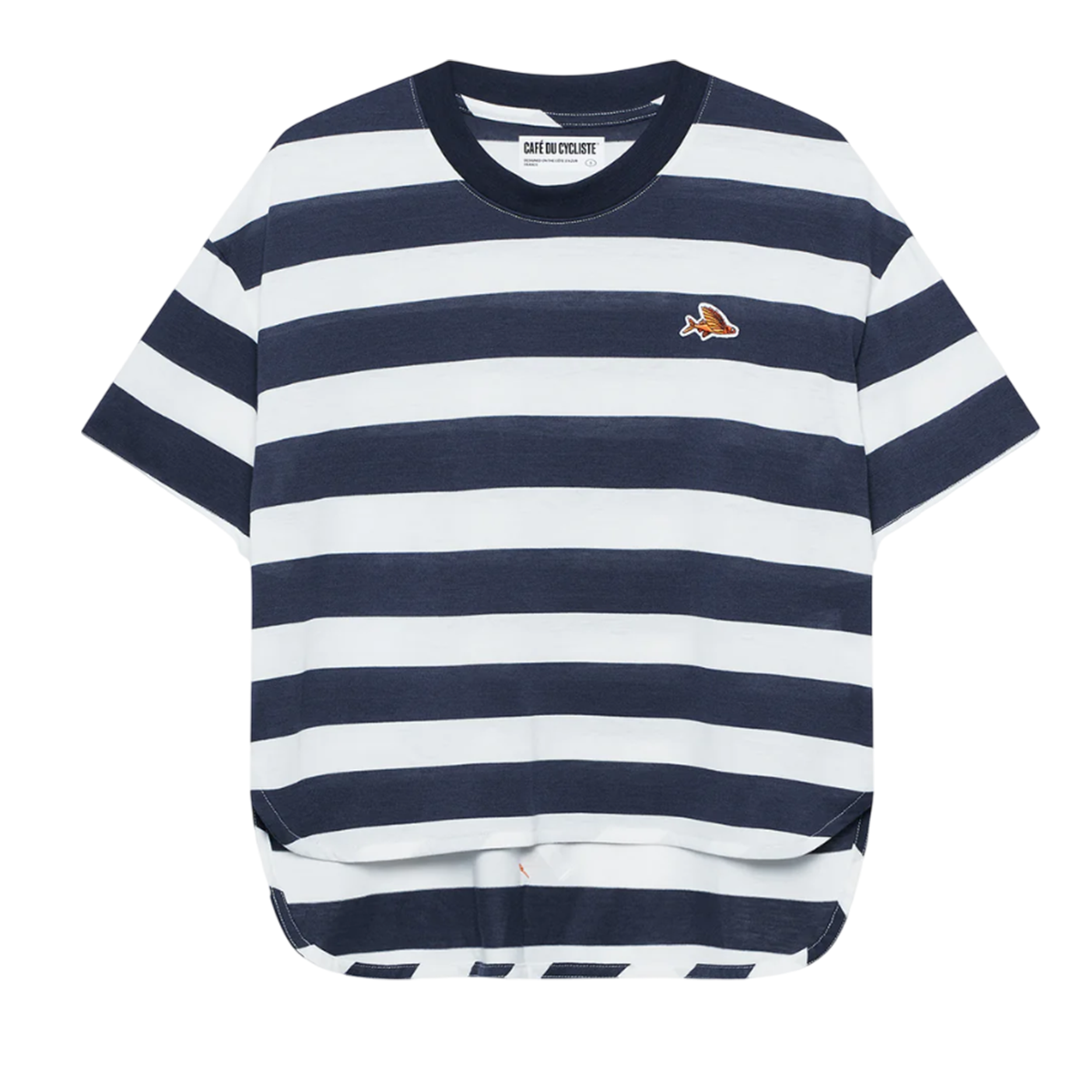 Cafe du Cycliste - SANDRINE Gravel T-Shirt, Damen - MARINIERE
