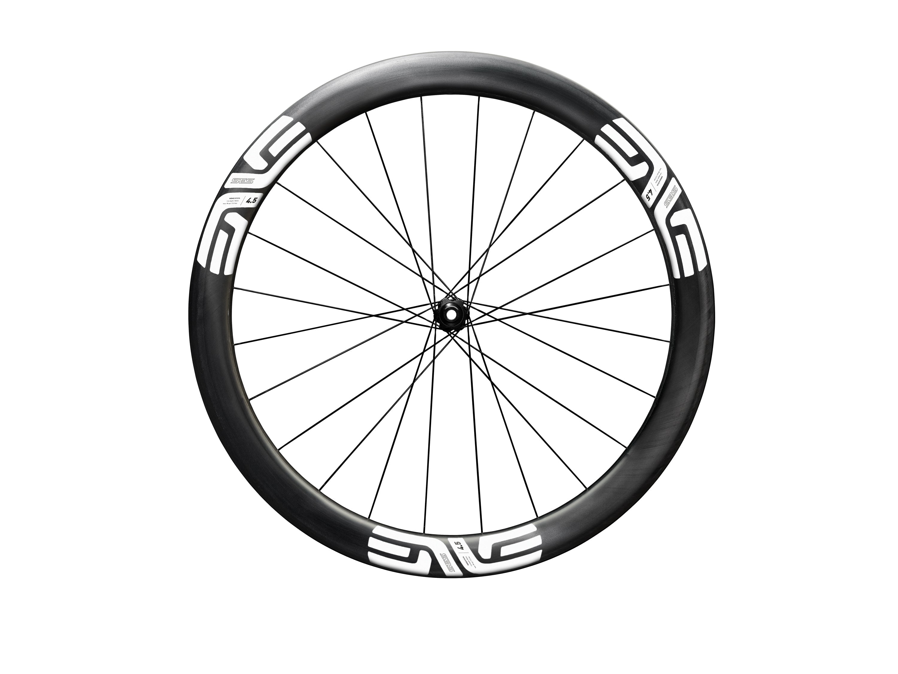 ENVE SES 4.5 Vorderrad, Decal Weiß, freigestellt