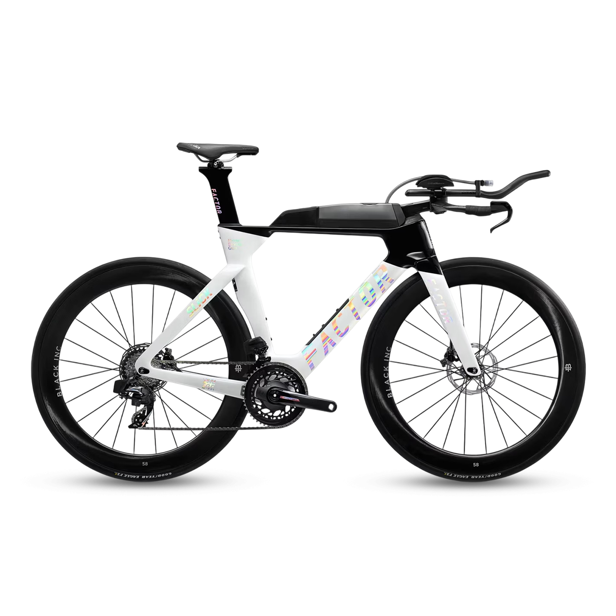 Slick Force AXS PM Triathlonrad - Shadow White