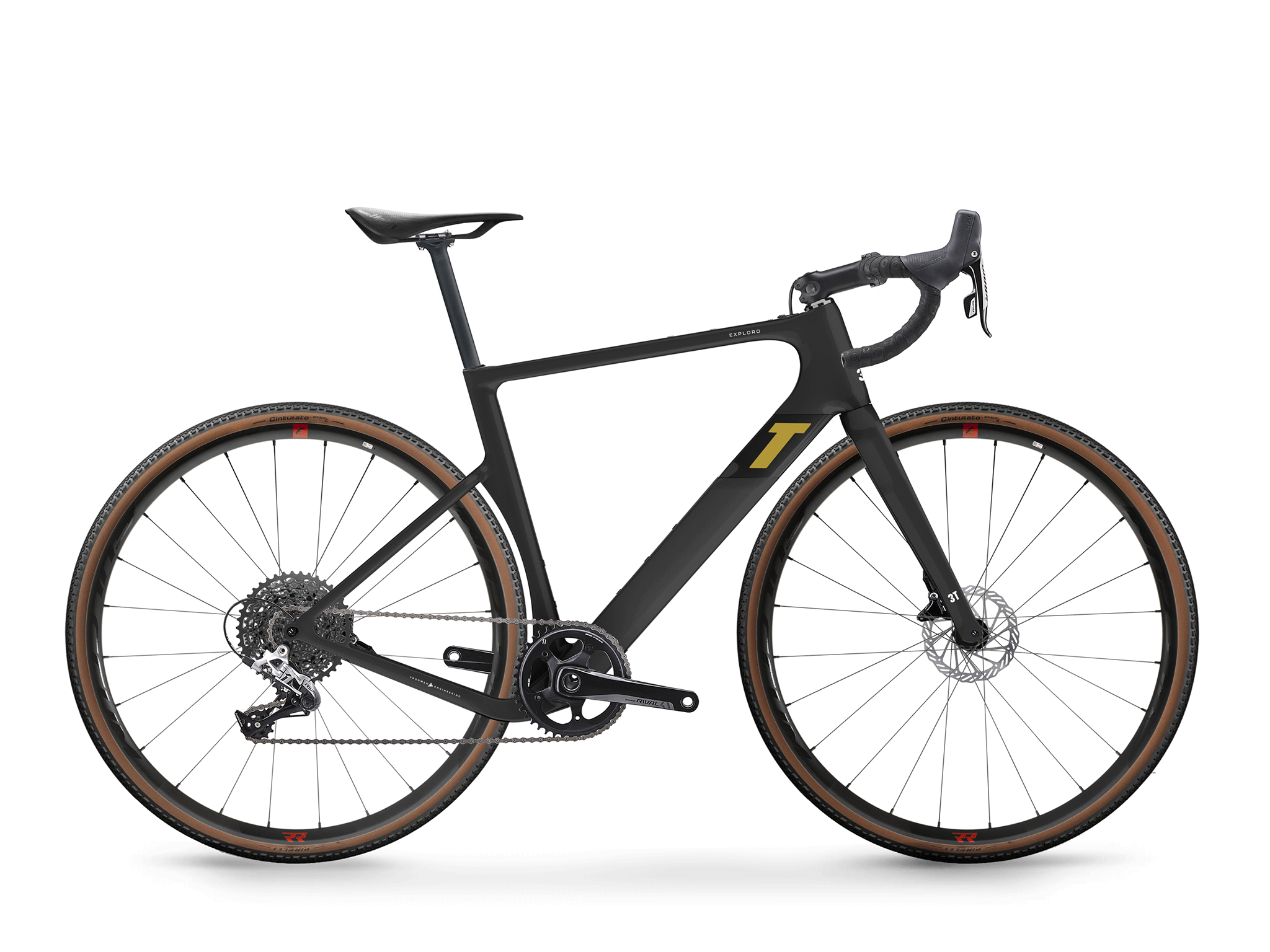 3T - Exploro Ultra Force/Eagle AXS 1x - black glossy