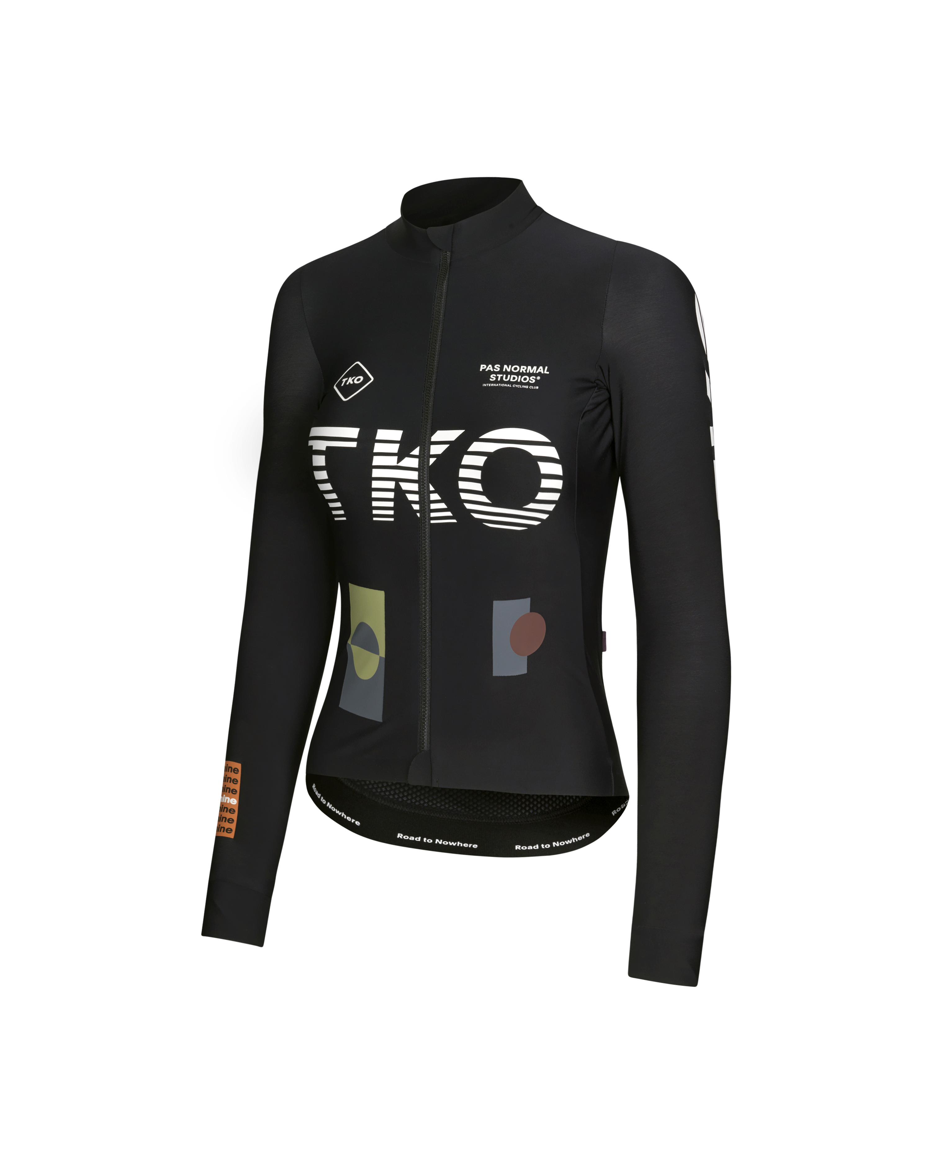 Pas Normal Studios - T.K.O. Women's Mechanism Long Sleeve Jersey - Damen Radtrikot langarm - Schwarz
