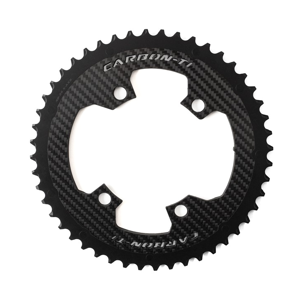 Carbon-Ti - X-CarboRing X-AXS Kettenblatt, LK 107, 4-Arm