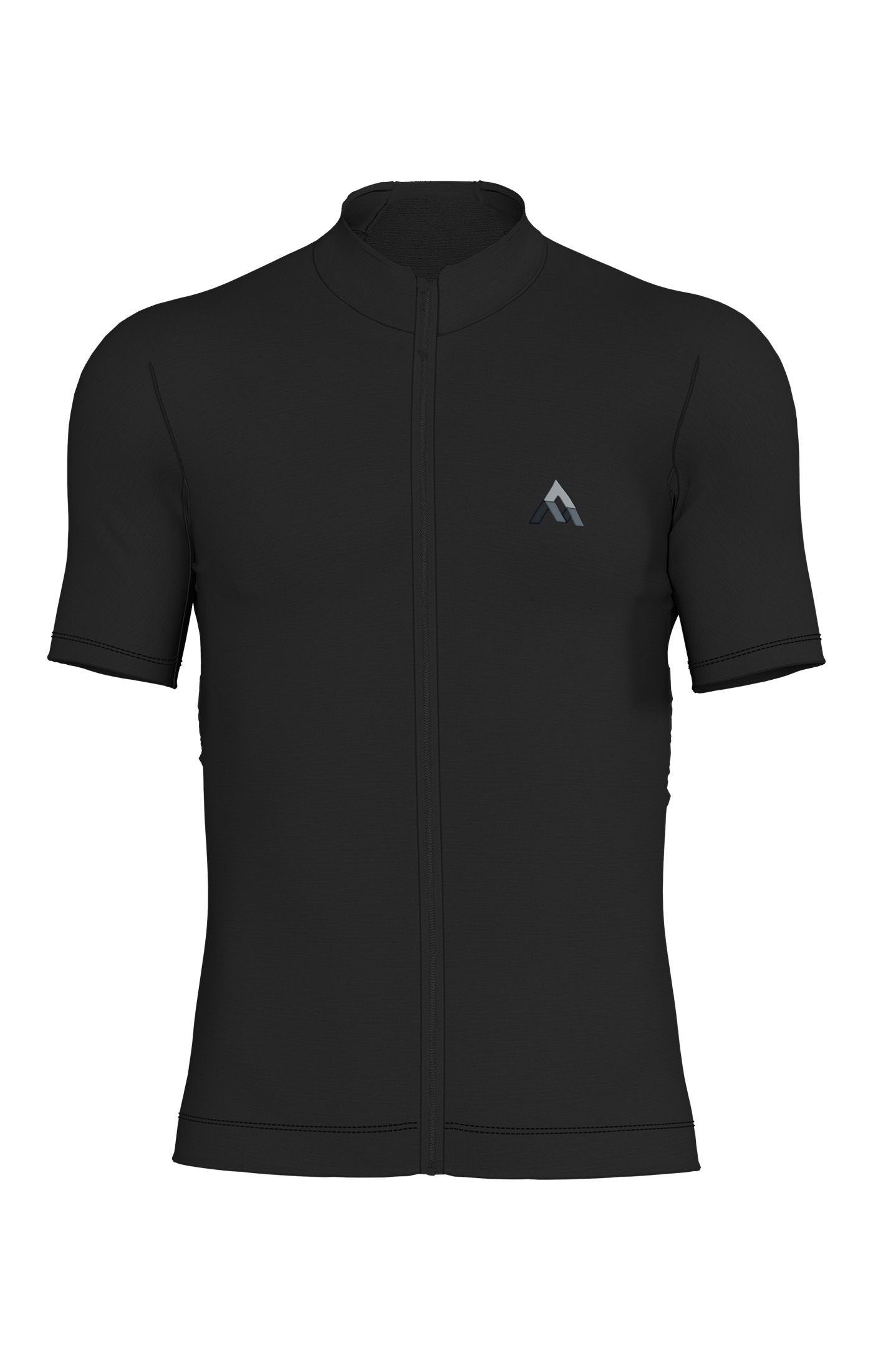7mesh - Ashlu - Merino-Kurzarmtrikot, Herren - Schwarz