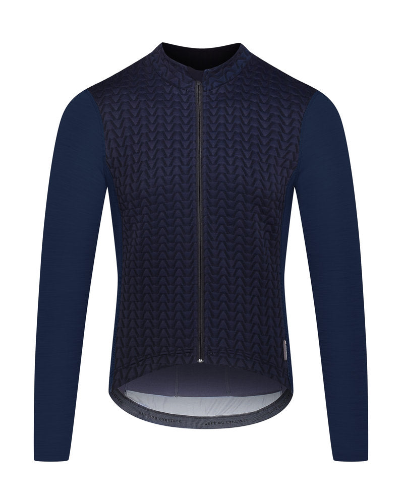 Cafe du Cycliste - IRMA Audax Merino Jersey - Radtrikot, langarm - Navy