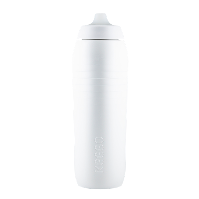KEEGO - Sport-Trinkflasche aus Titan - Titanium White